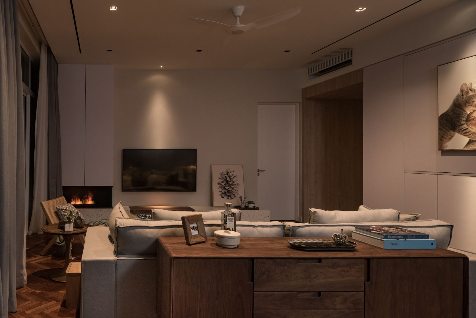 The cosy evening vibe