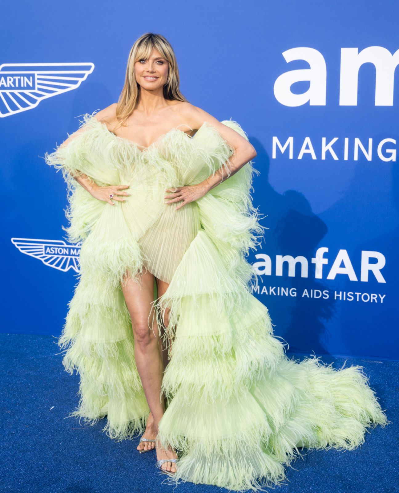 CAP D'ANTIBES, FRANCE - MAY 25: Heidi Klum attends the amfAR Cannes Gala 2023 at Hotel du Cap-Eden-Roc on May 25, 2023 in Cap d'Antibes, France. (Photo by Samir Hussein/WireImage)