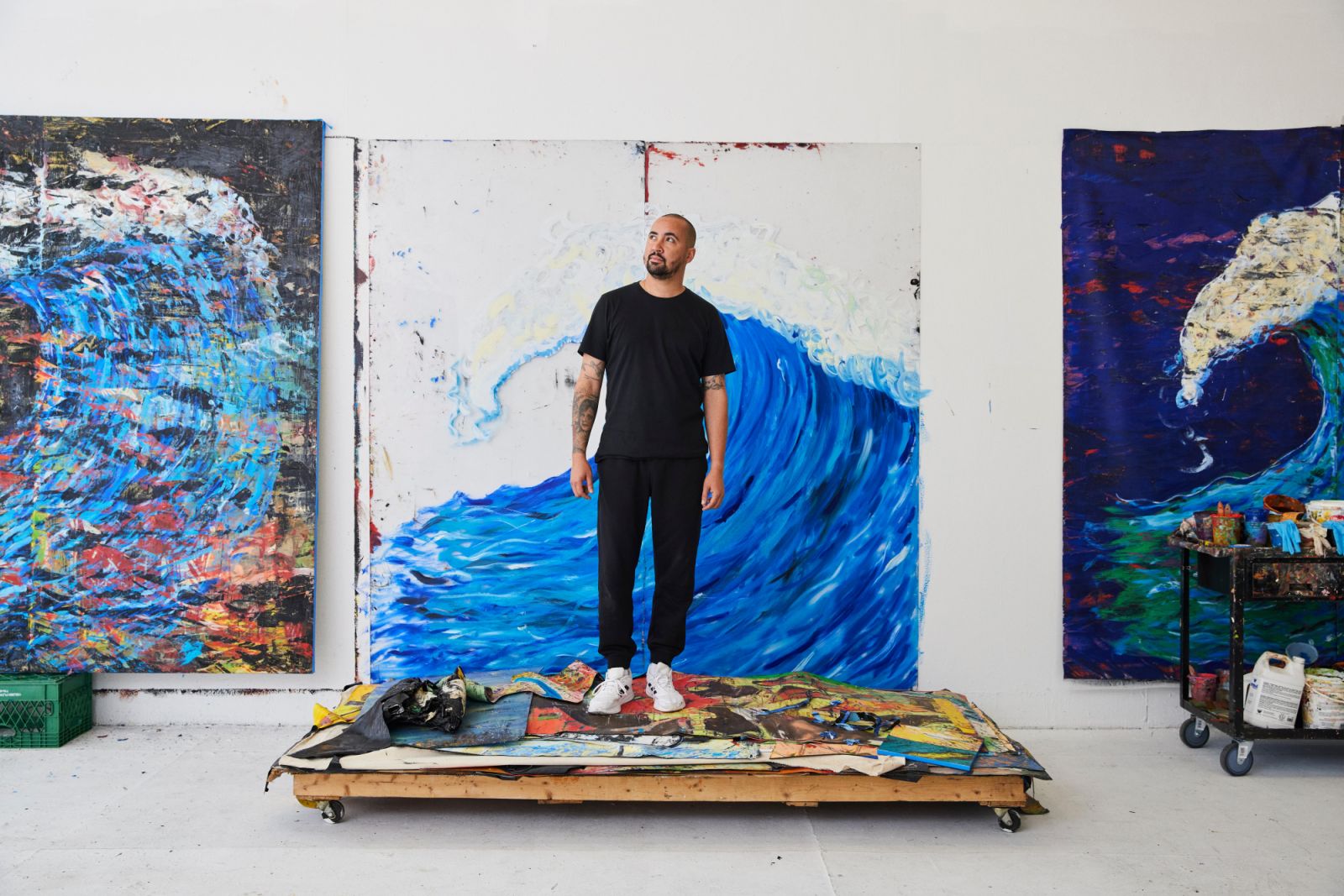 Angel Ortero, Photographed in his New York studio. May 2023Photography by Winnie Au