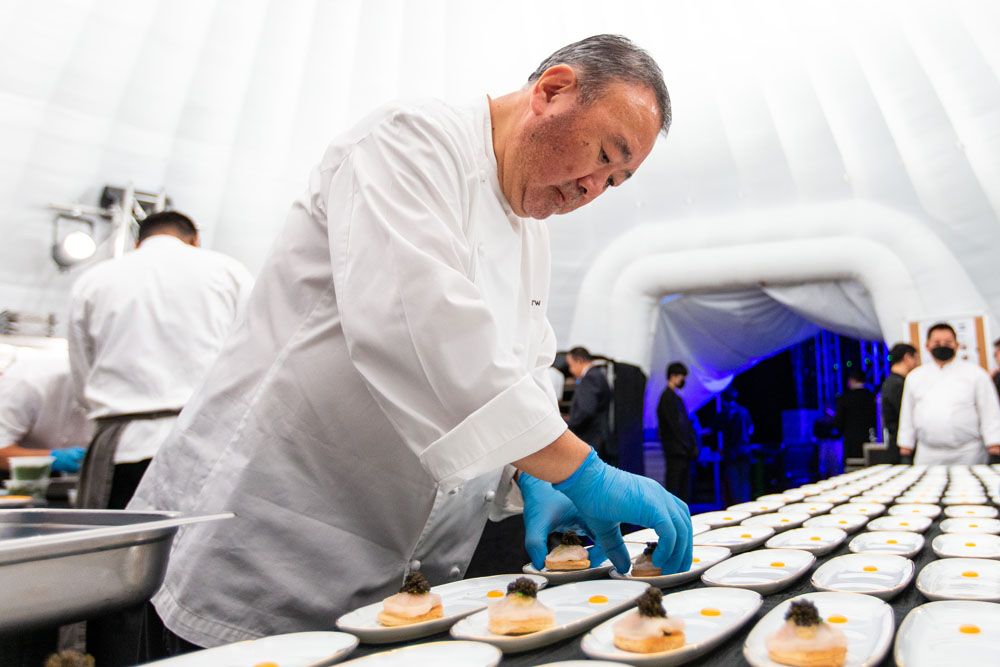 Tetsuya Wakuda, the chef-owner of Wakuda Singapore and Waku Ghin