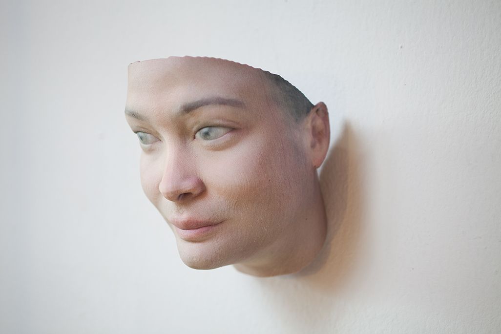 "Portraits and samples from East Hampton: Sample 7" (Image: Heather Dewey-Hagborg)