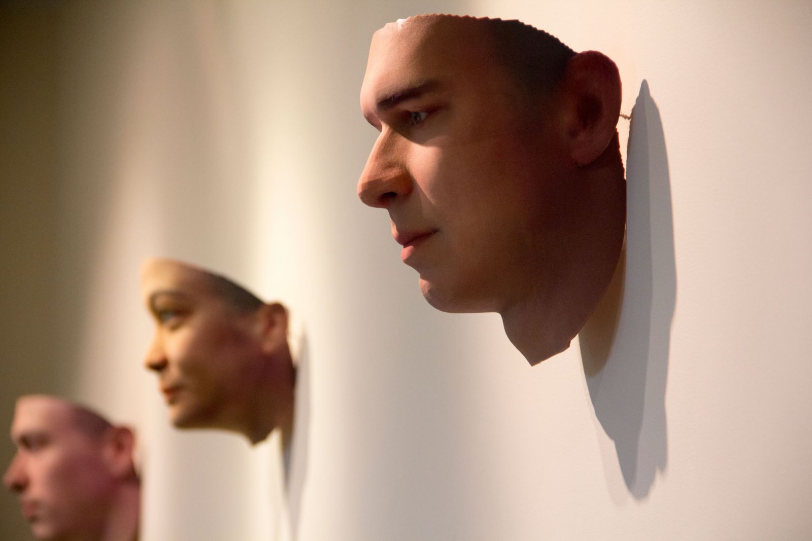Installation for "Stranger Visions" at Saint-Gaudens National Historic site (Image: Heather Dewey-Hagborg, 2014)