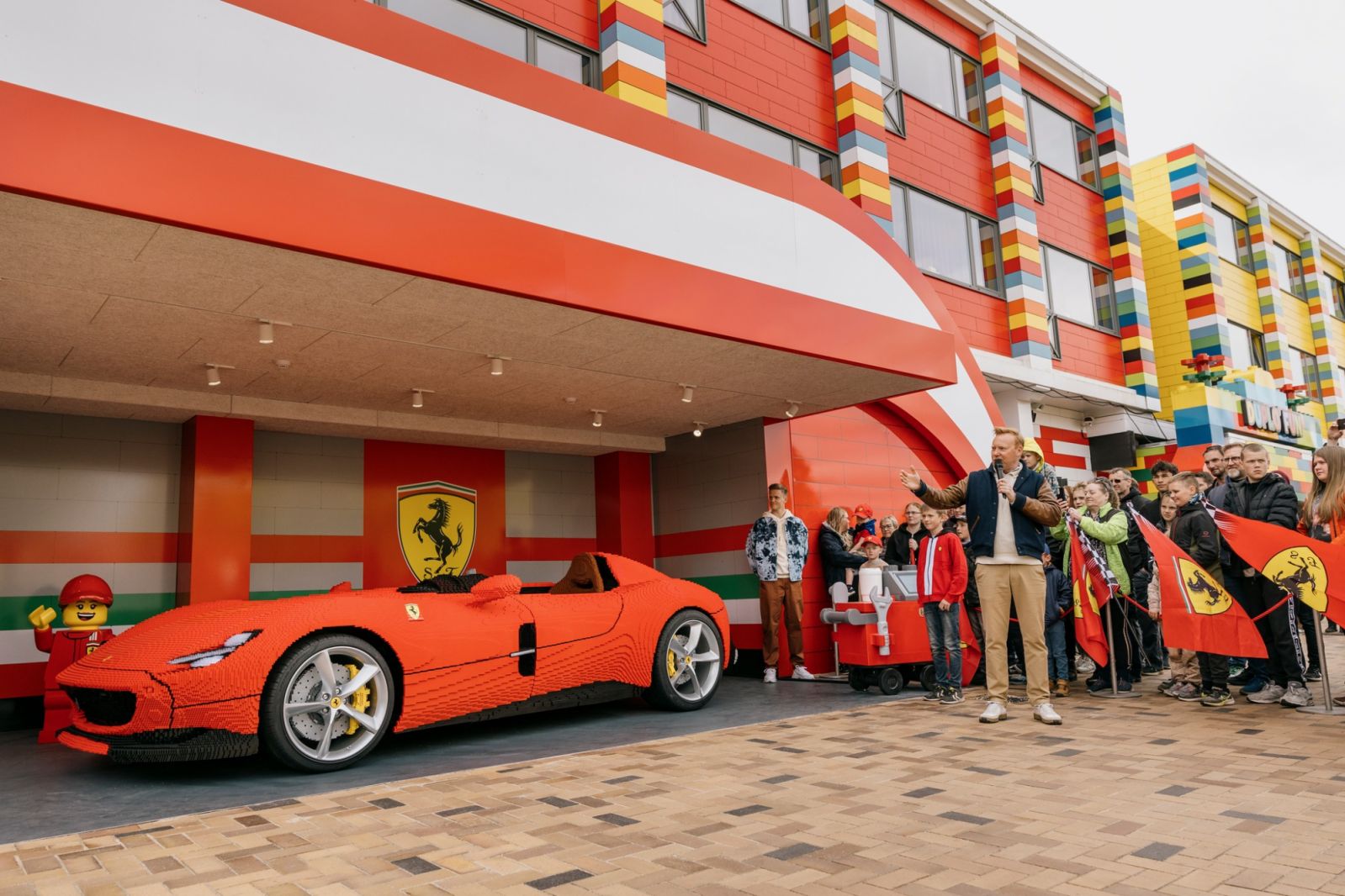 Ãbningen af FERRARI i LEGOLAND 18.05.2023.