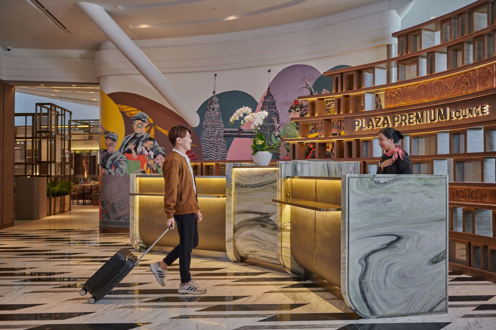 Plaza Premium Lounge main entrance