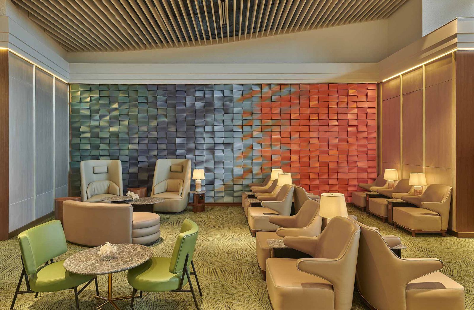Plaza Premium First relaxation lounge
