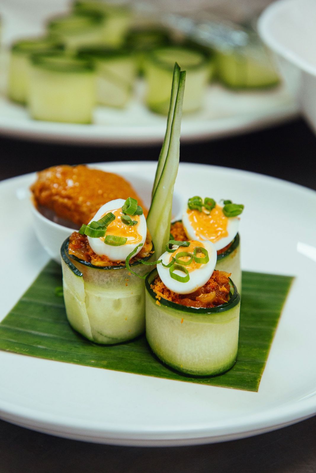 Nasi lemak sushi, created by Madam Kwan's