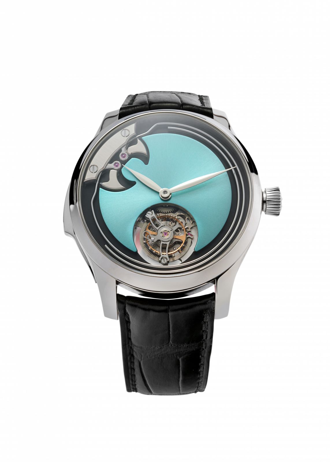 H. Moser & Cie. Endeavour Concept Minute Repeater Tourbillon SHH Edition with turquoise dial