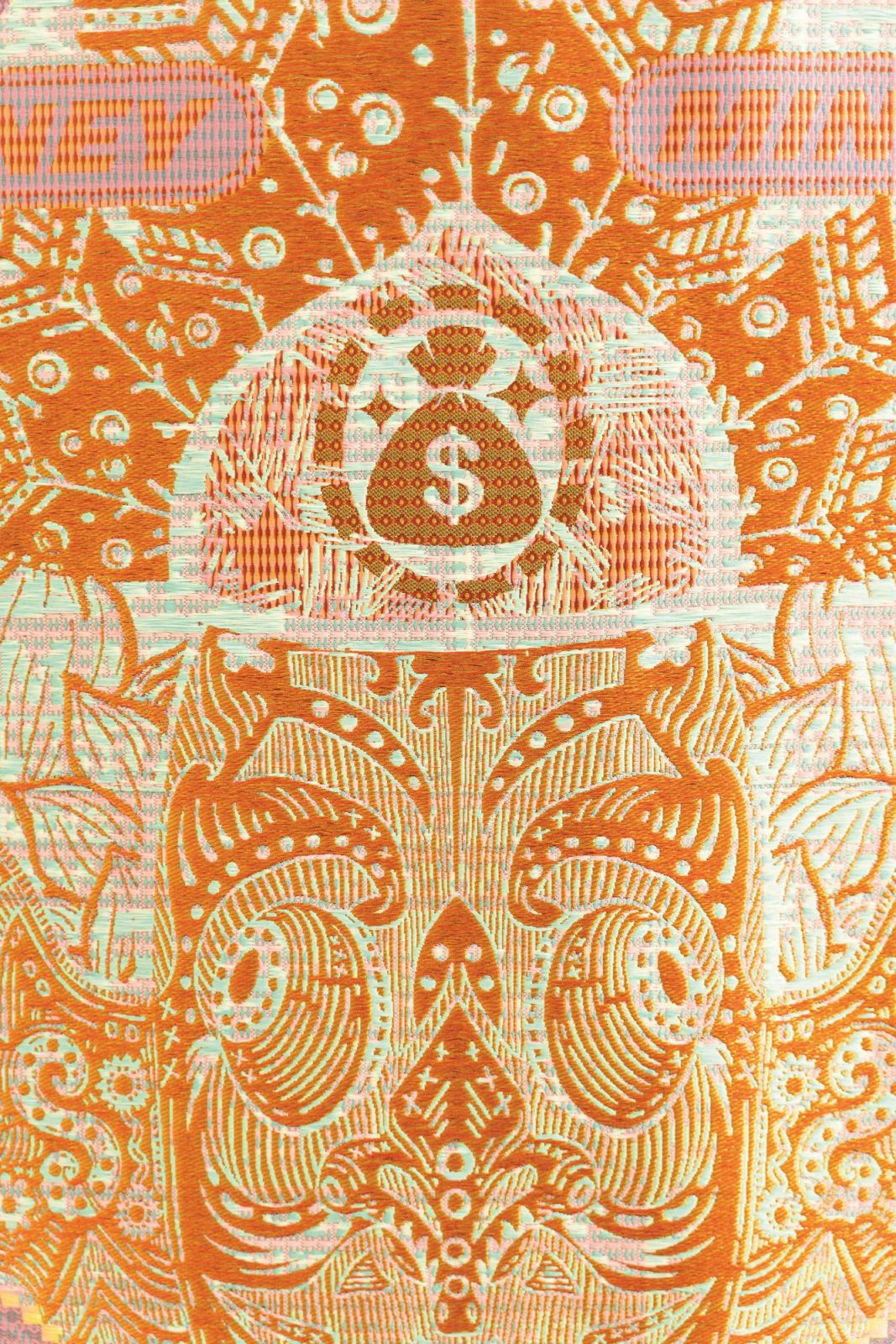 A closeup of Marcus Kueh's work