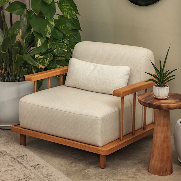 Kayu armchair by Fuku Studio