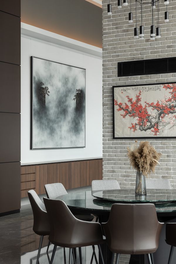 Artwork throughout the space