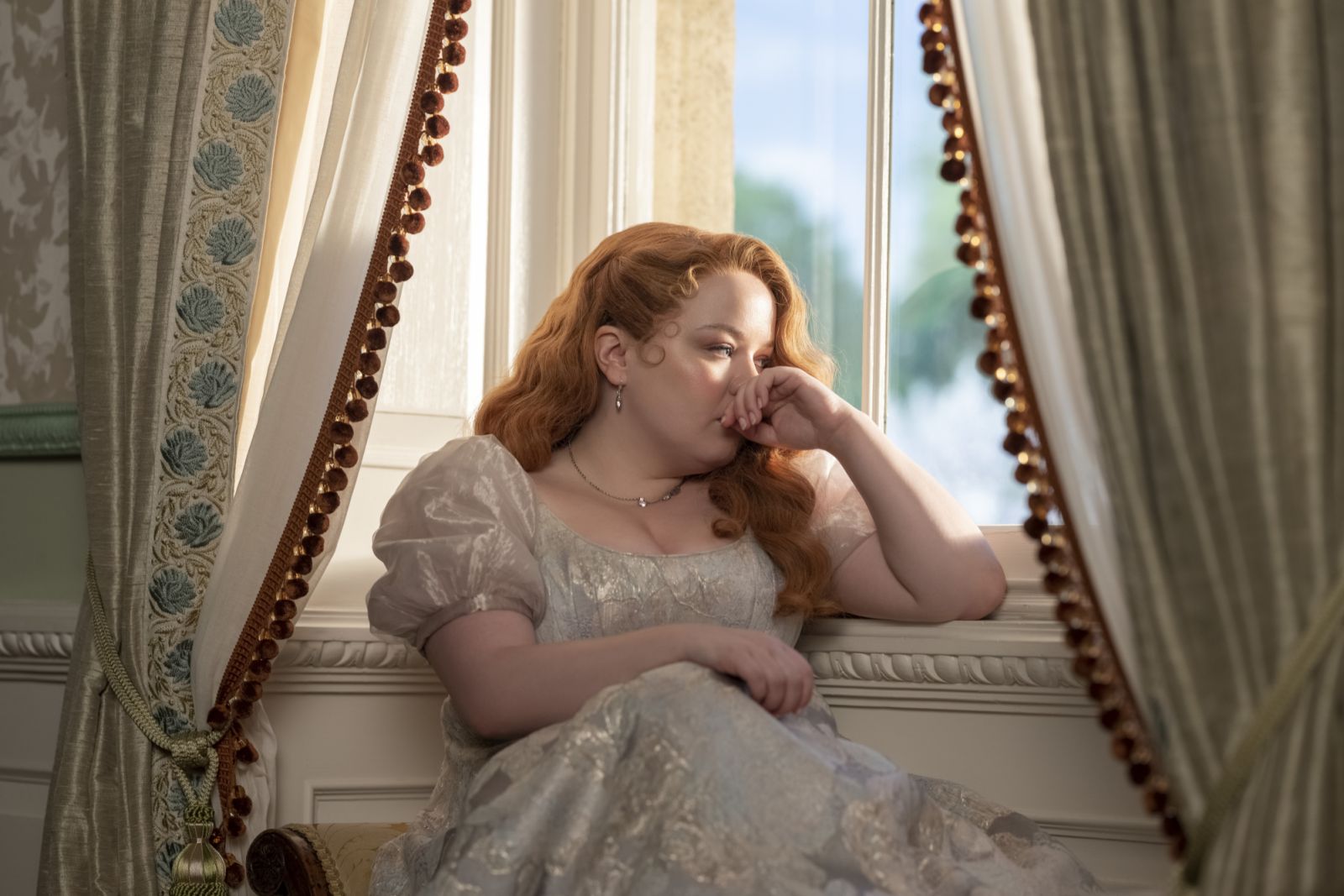 Nicola Coughlan as Penelope Featherington in Bridgerton (Photo: Laurence Cendrowicz/Netflix)