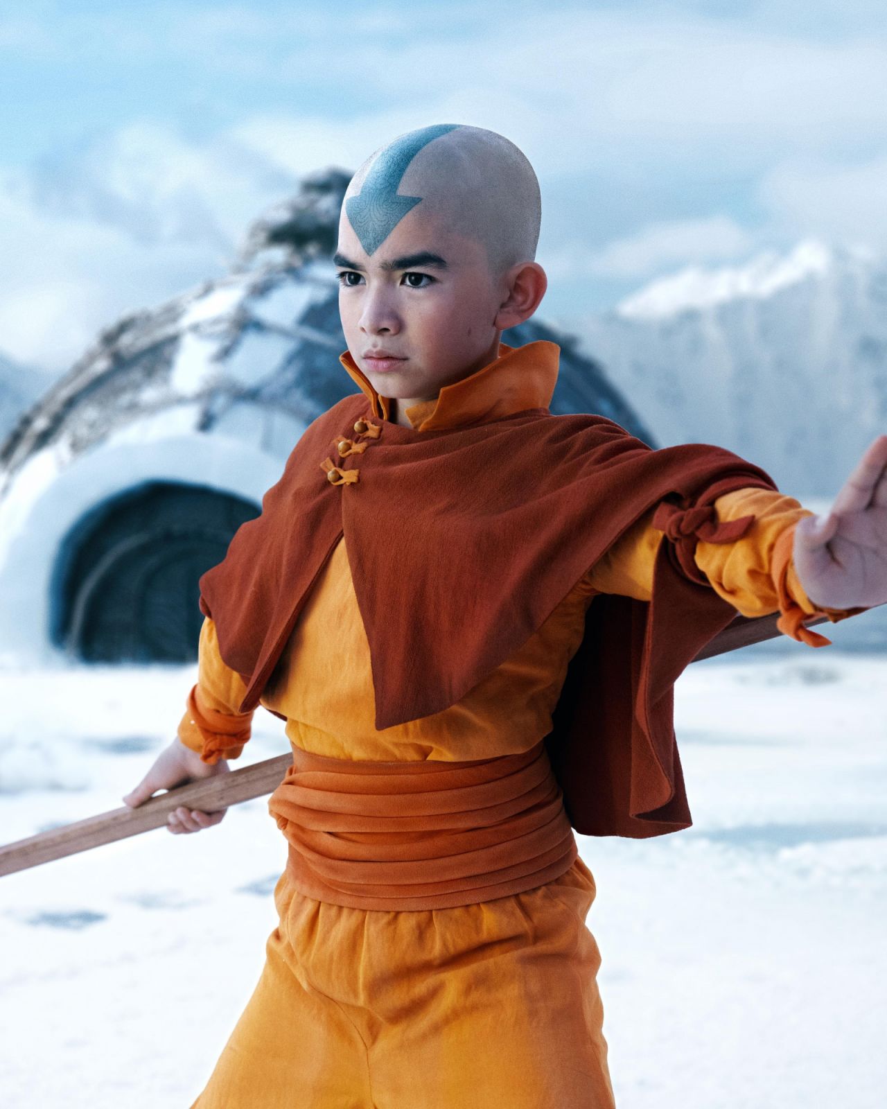 Gordon Cormier as Avatar Aang (Photo: Netflix)