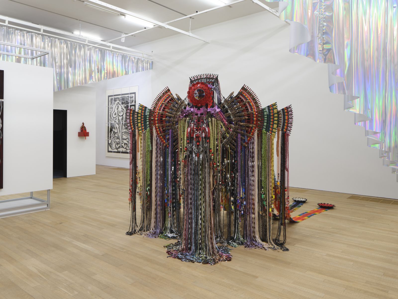 Anne Samat's "To Heaven" installed at Myth Makers - Spectrosynthesis III (Photo: Tai Kwun)