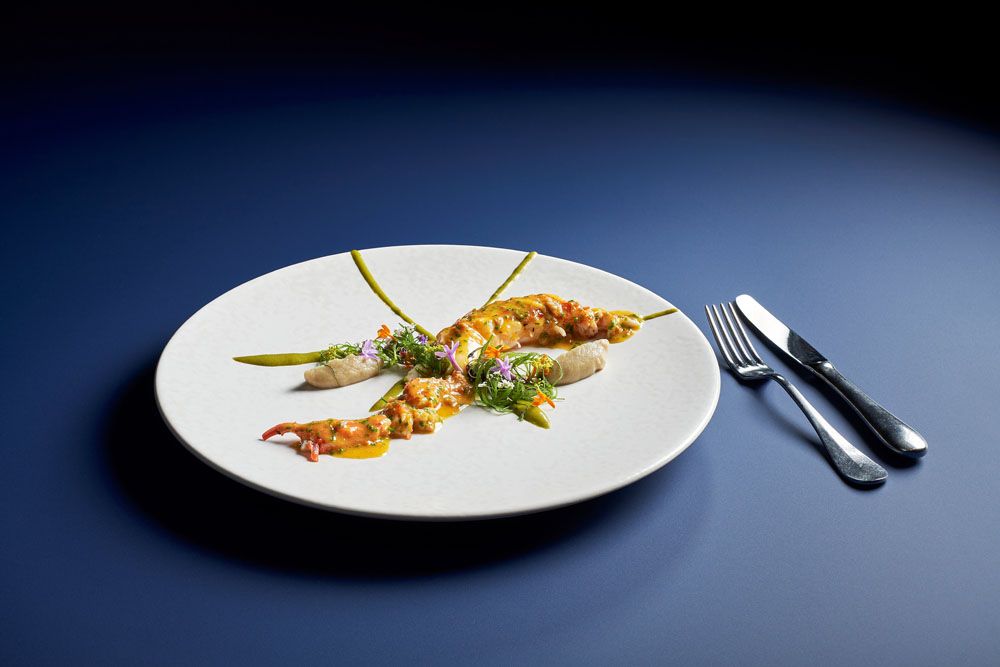 Western Australia marron with dill sabayon at Butcher's Block