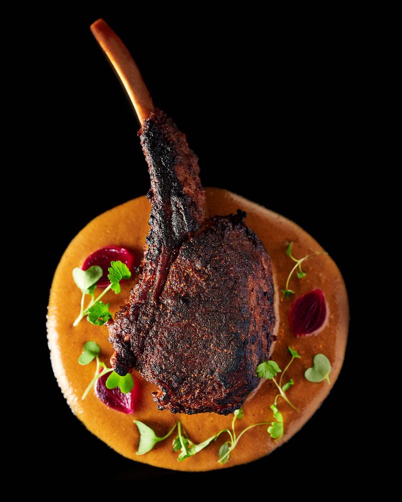 Spring lamb with habanero korma at Revolver