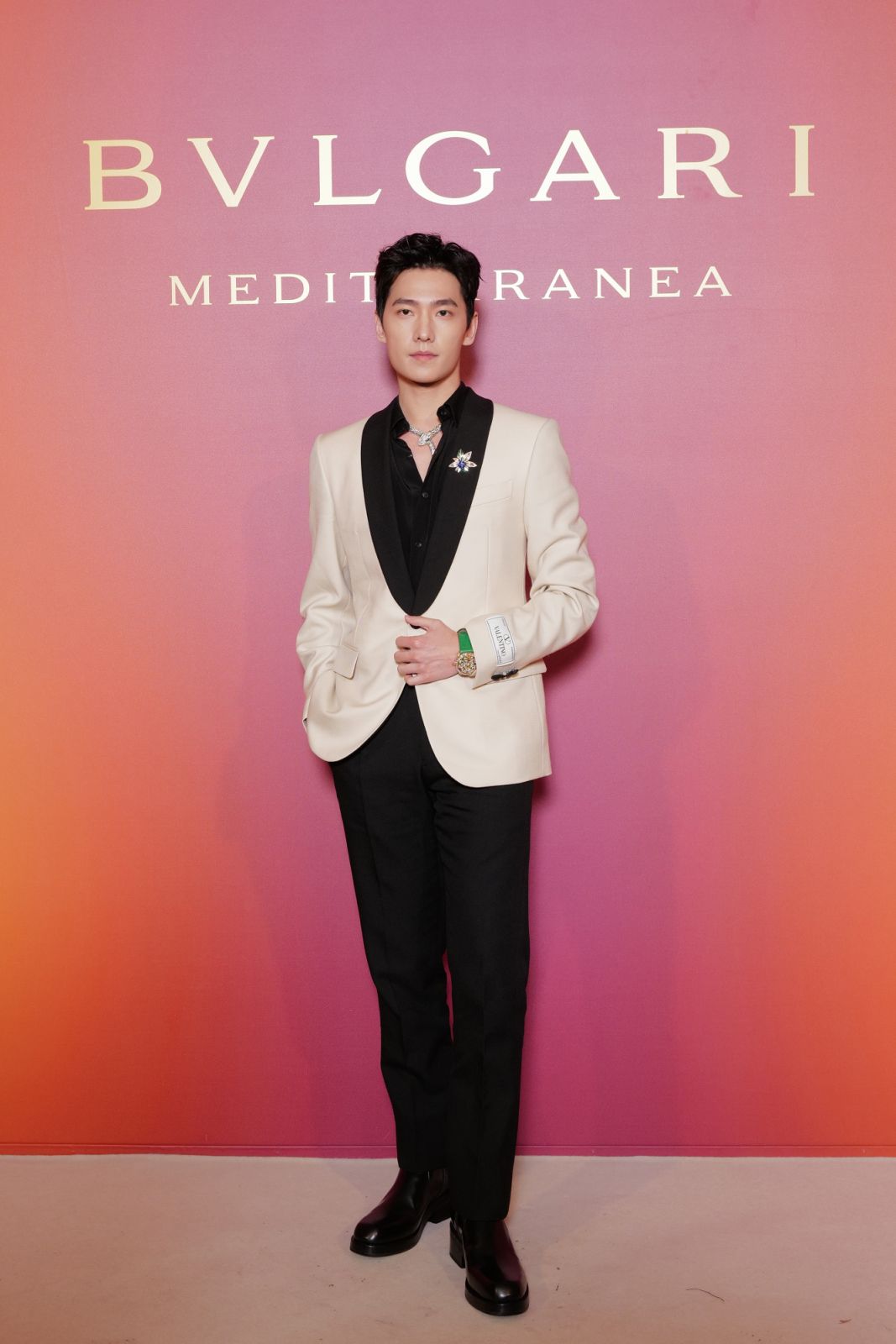 VENICE, ITALY - MAY 16: Yang Yang attends the "Bulgari Mediterranea High Jewelry" event at Palazzo Ducale on May 16, 2023 in Venice. (Photo by Claudio Lavenia/Getty Images for Bulgari)