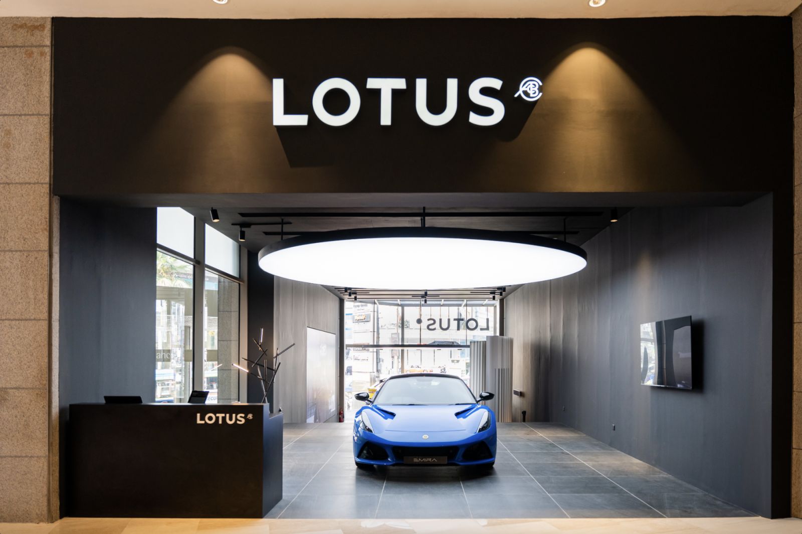 lotus pop up showroom