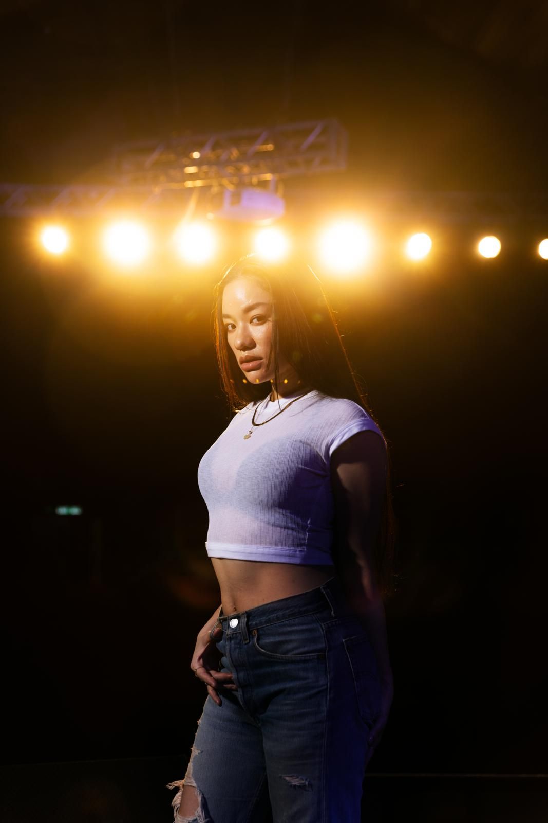 Awich before her concert in Hong Kong (Photo: Affan Chan / Tatler Hong Kong)