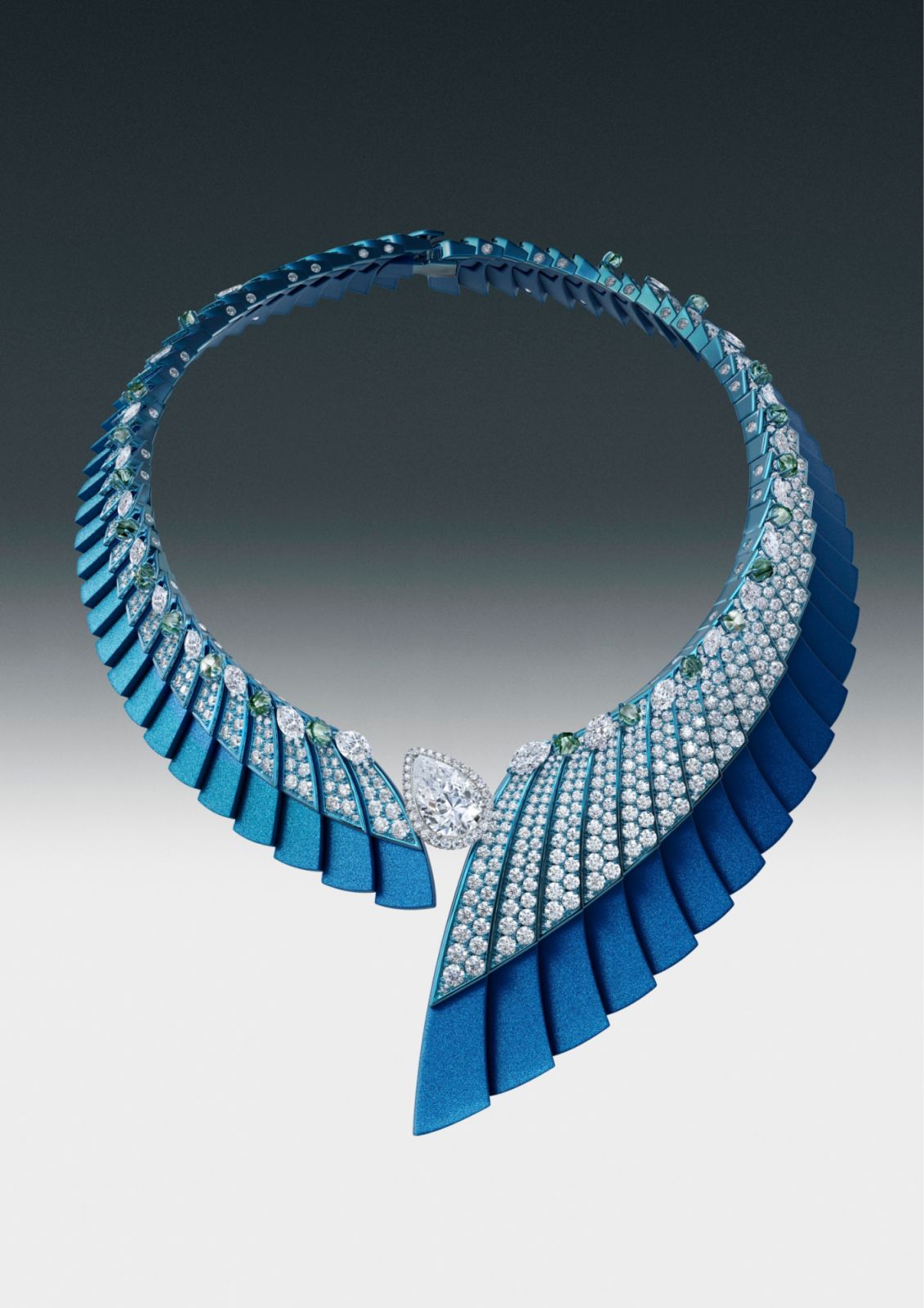 Ascending shadows necklace (Photo courtesy of De Beers Jewellers)