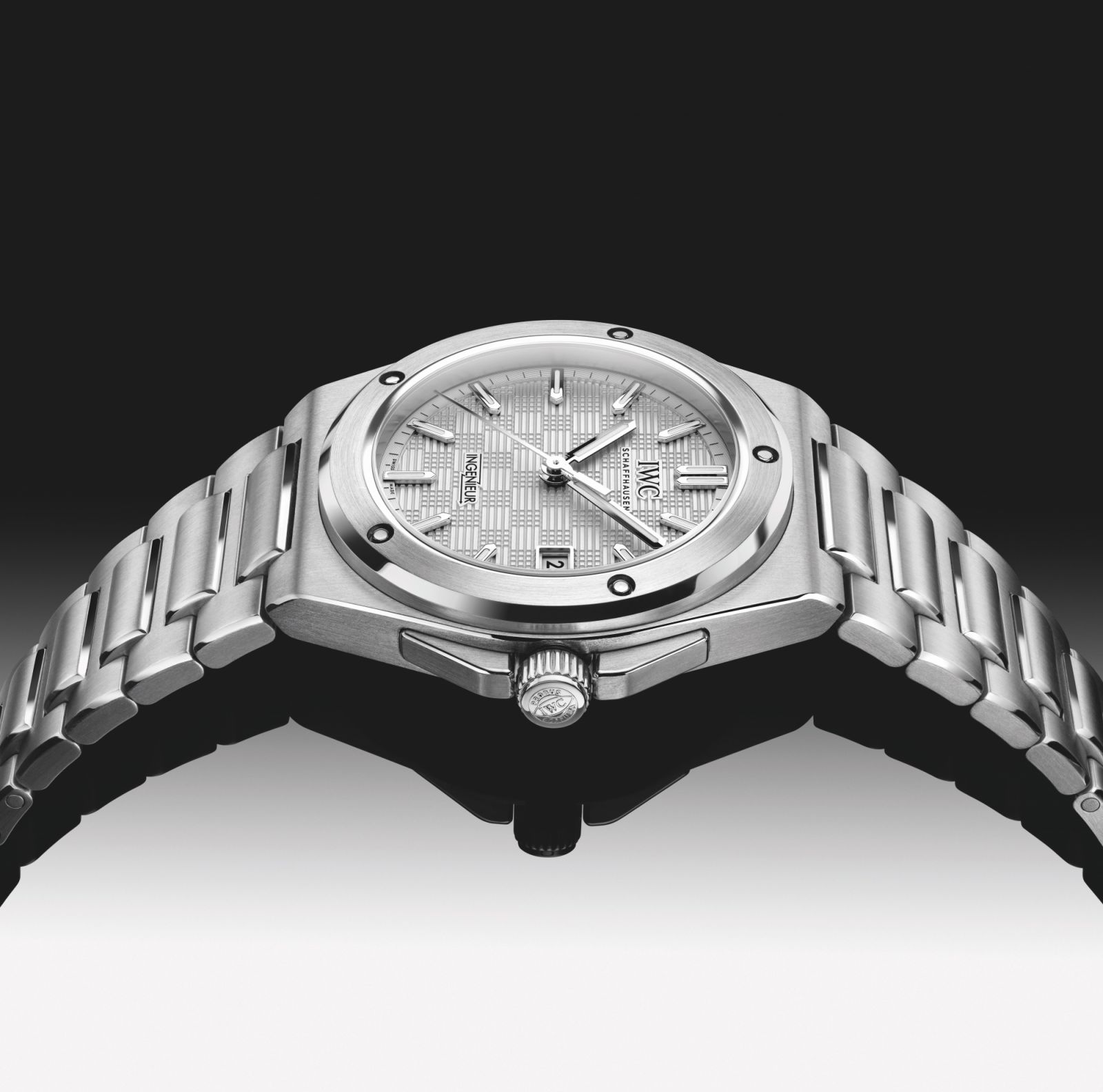 The new Ingenieur 40mm celebrates Gerald Genta's work for the brand (Photo: courtesy of IWC Schaffhausen)