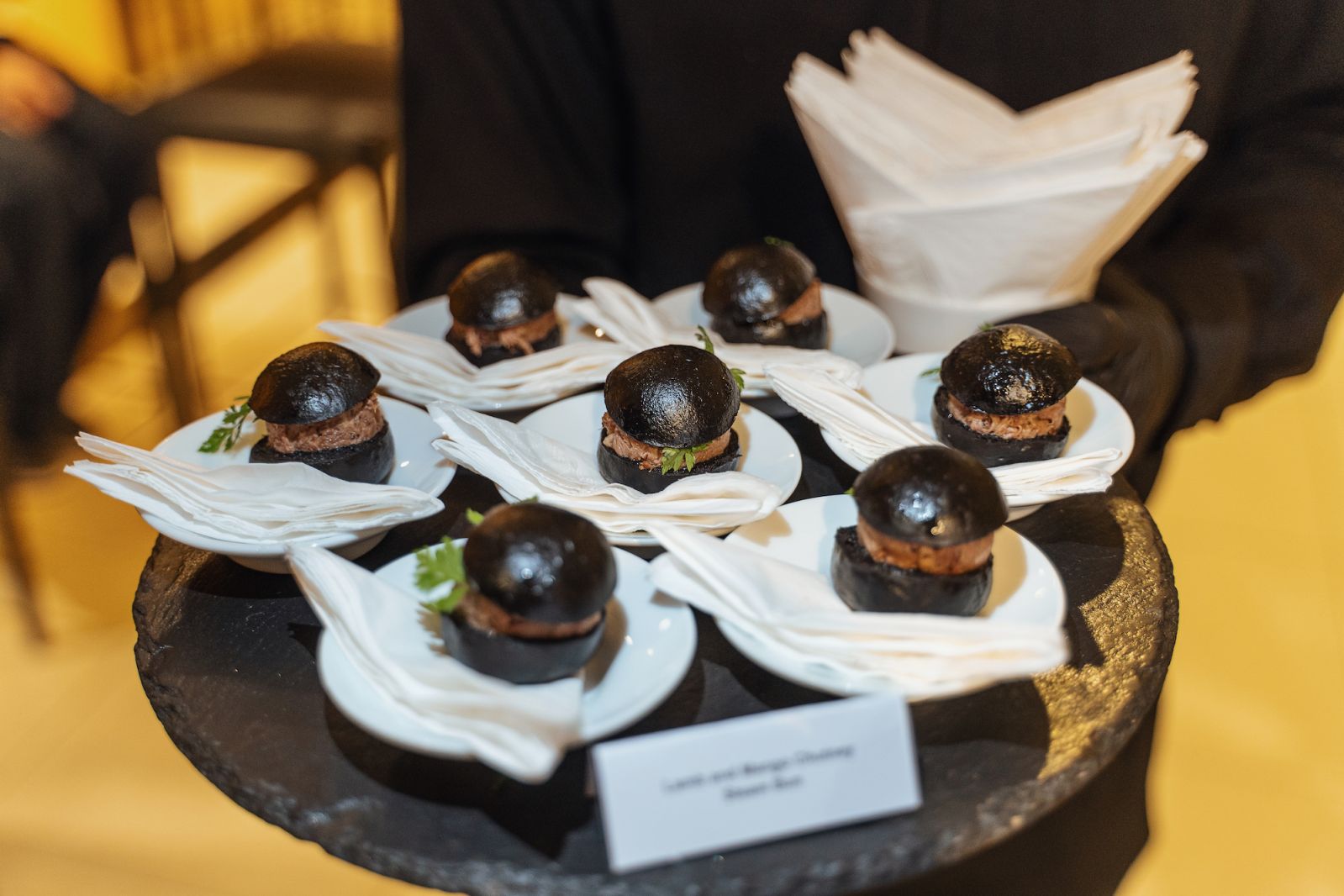 Pretty canapes by Nathalie's Gourmet