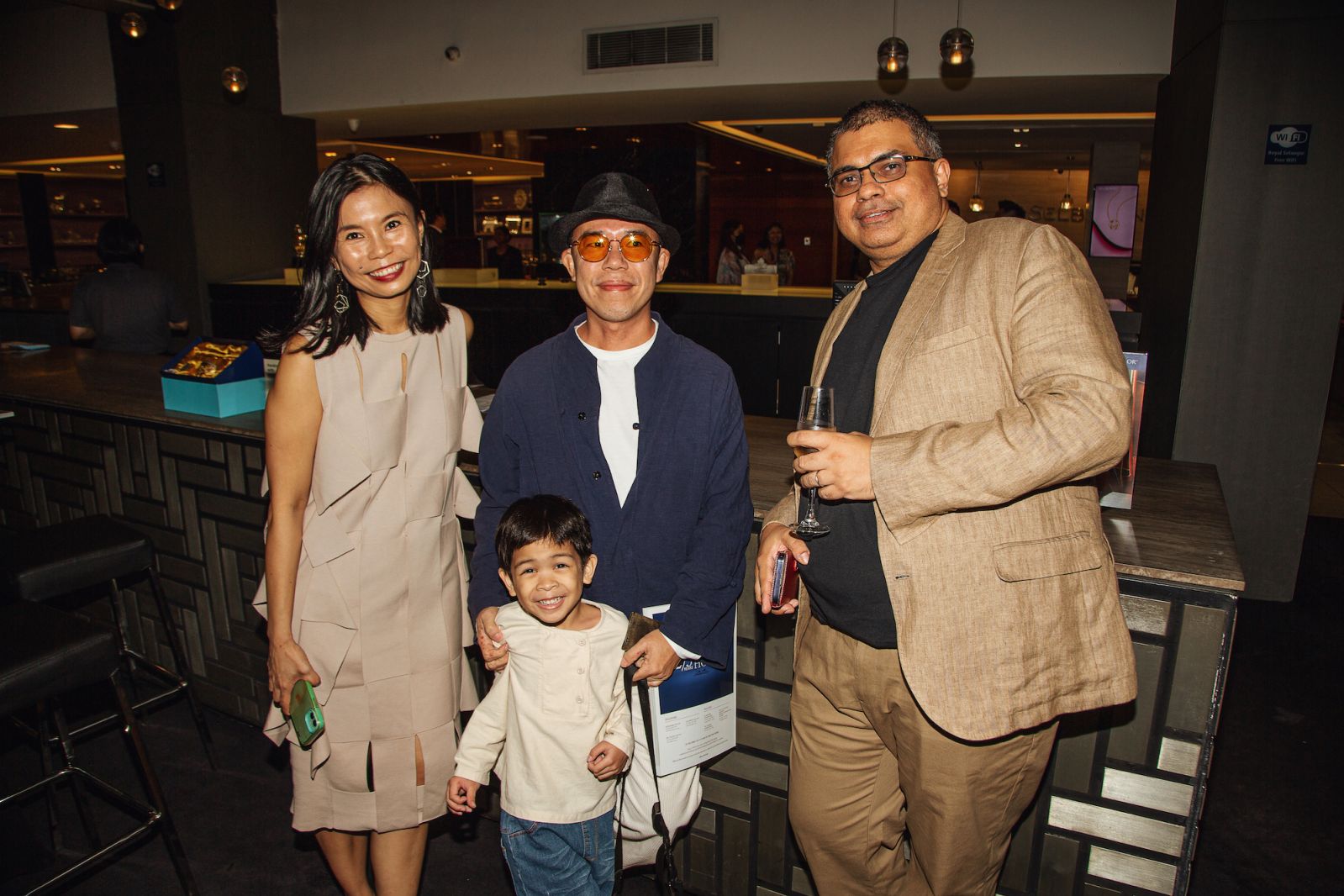 Jennifer Choo, Chun Hooi Tan and son of Core Design Workshop, Ramesh Seshan of Seshan Design