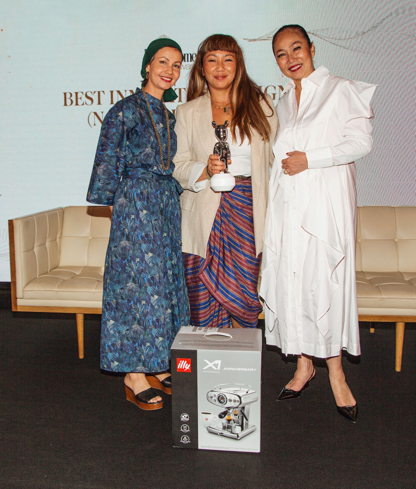 Studio Bikin received their award for Most Innovative Concept (Non-residential)