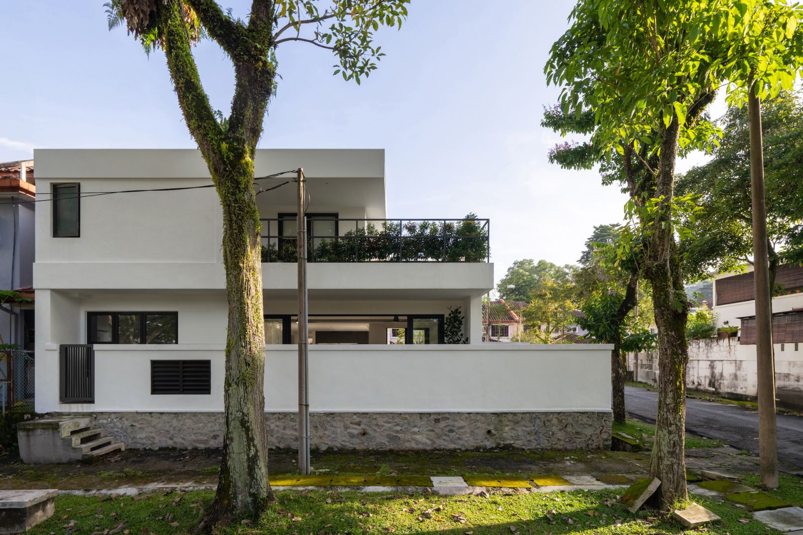 The sleek new profile of the house