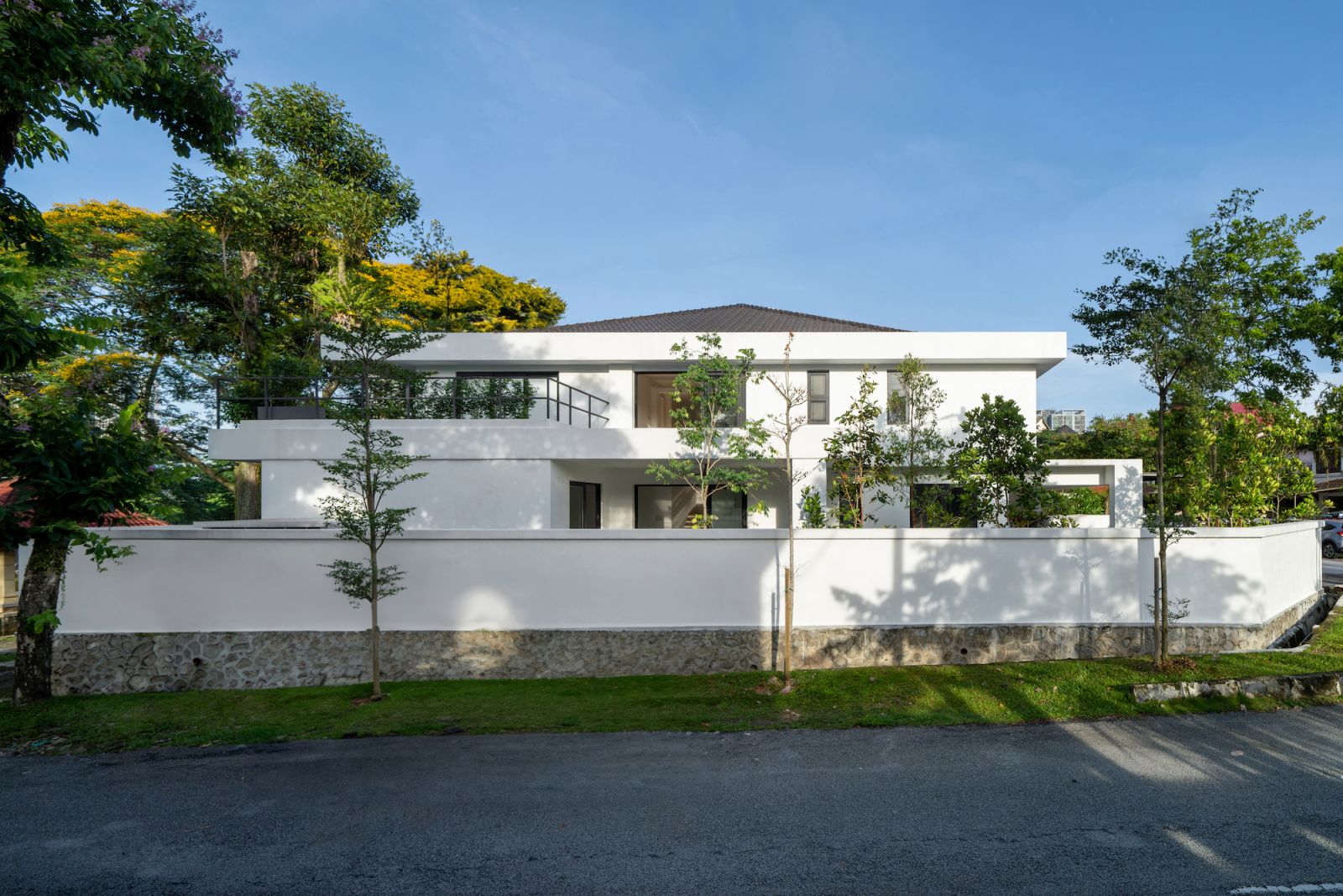 The sleek new profile of the house