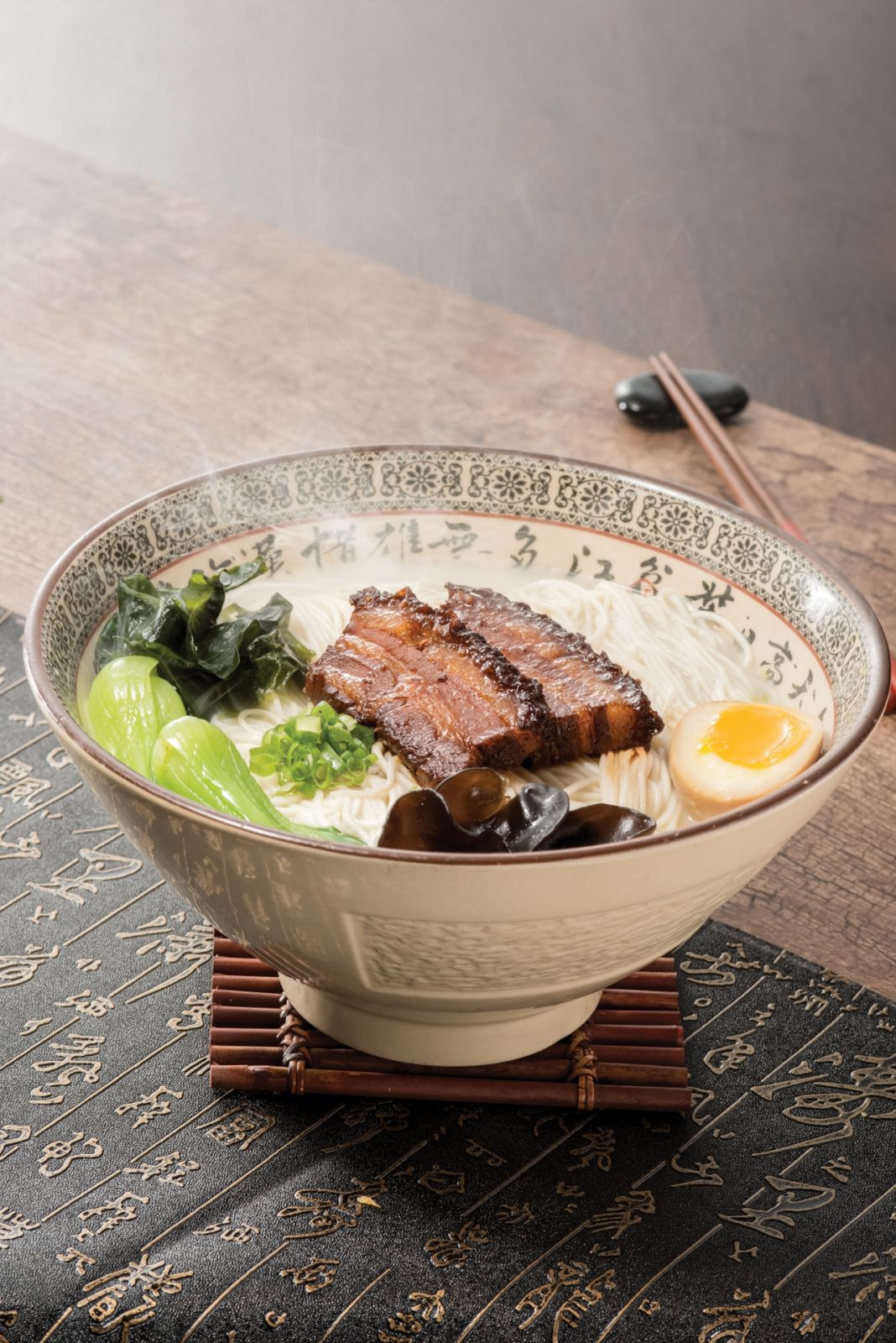 Paradise Dynasty La Mian with Braised Pork Belly in Signature Pork Bone Soup
