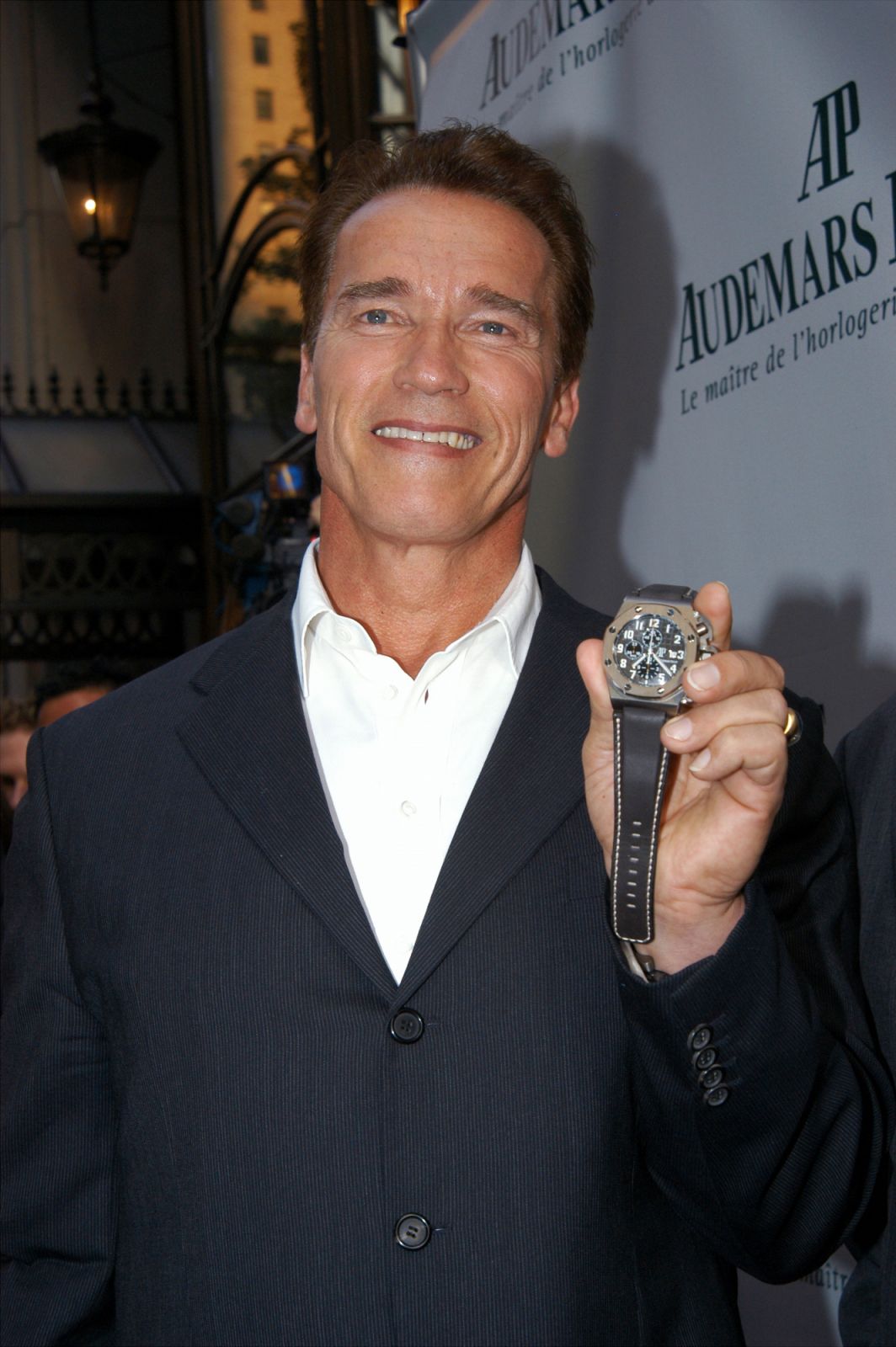 Arnold Schwarzenegger with Audemars Piguet