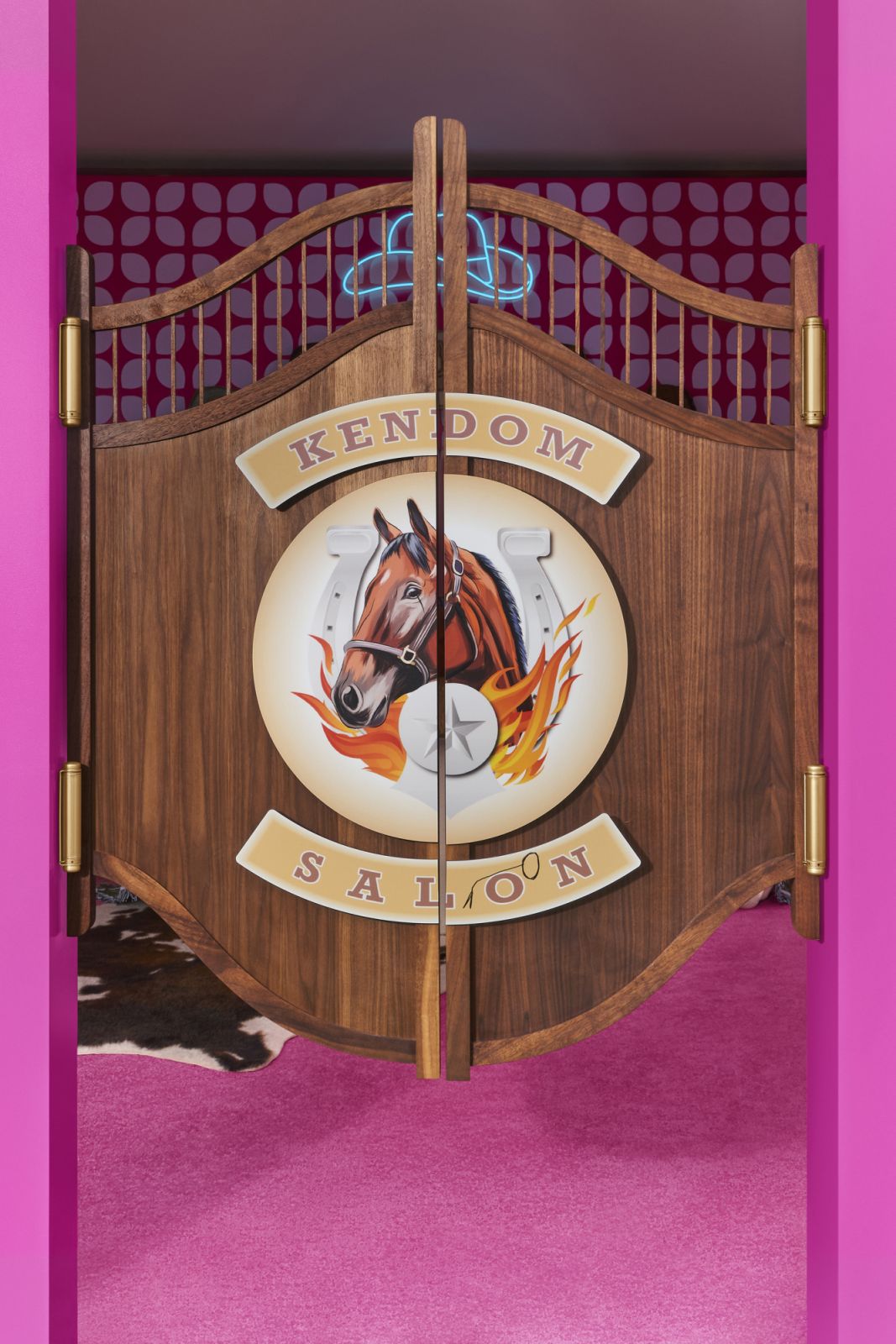 Saloon door's with Ken branding (Photo: Joyce Lee)