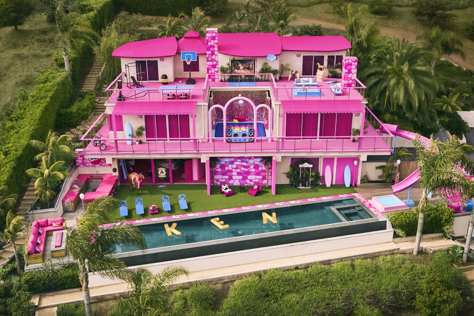 Ken's DreamHouse Airbnb (Photo: Hogwash Studios)