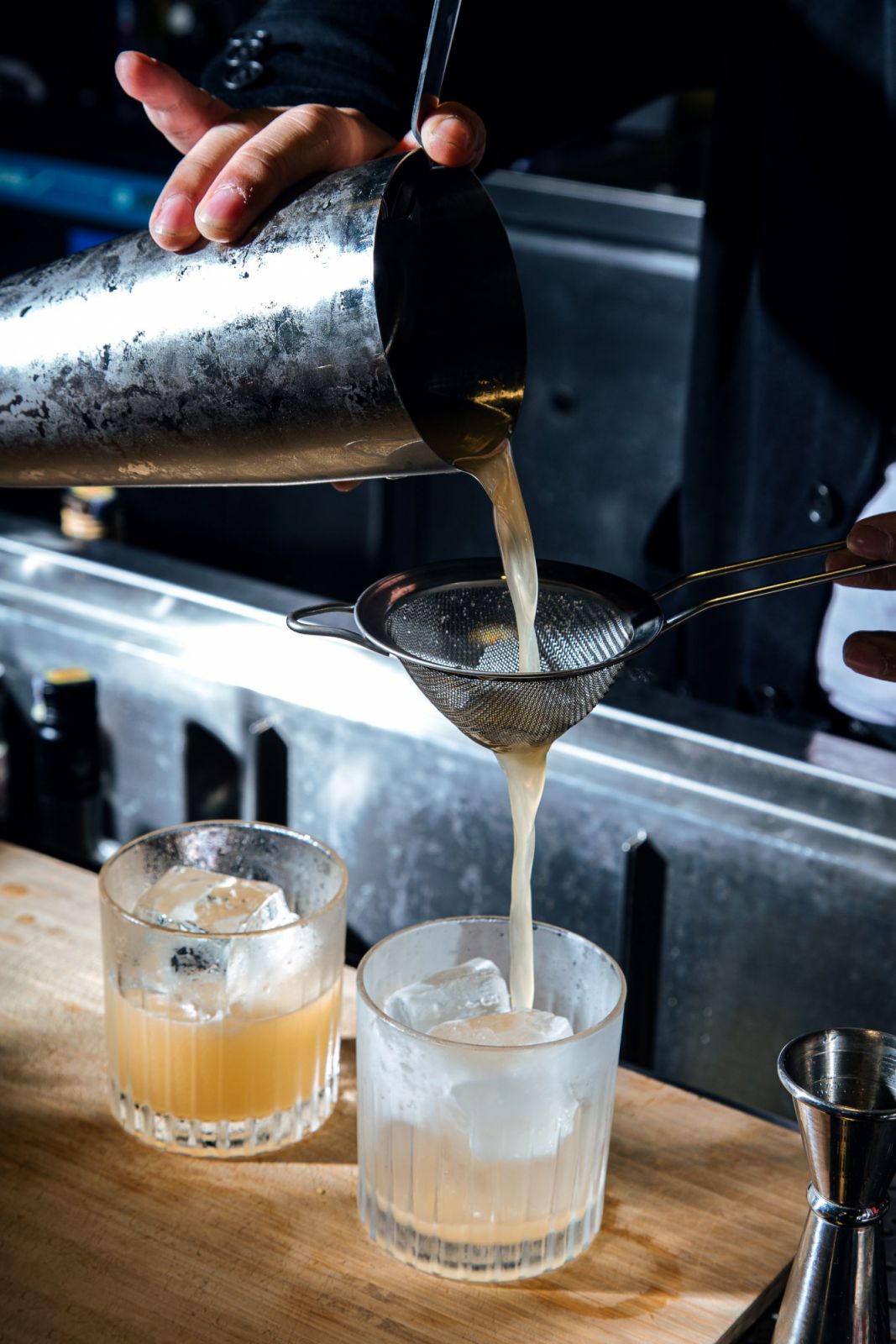 A classic Penicillin cocktail in the making