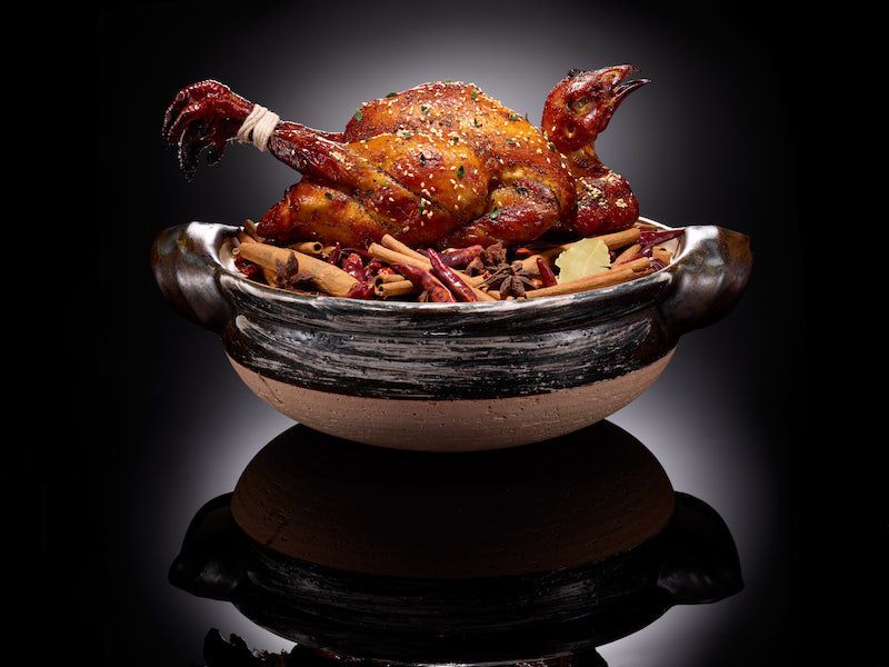 Mala roasted chicken, Hainanese chicken rice (Photo: Auor)