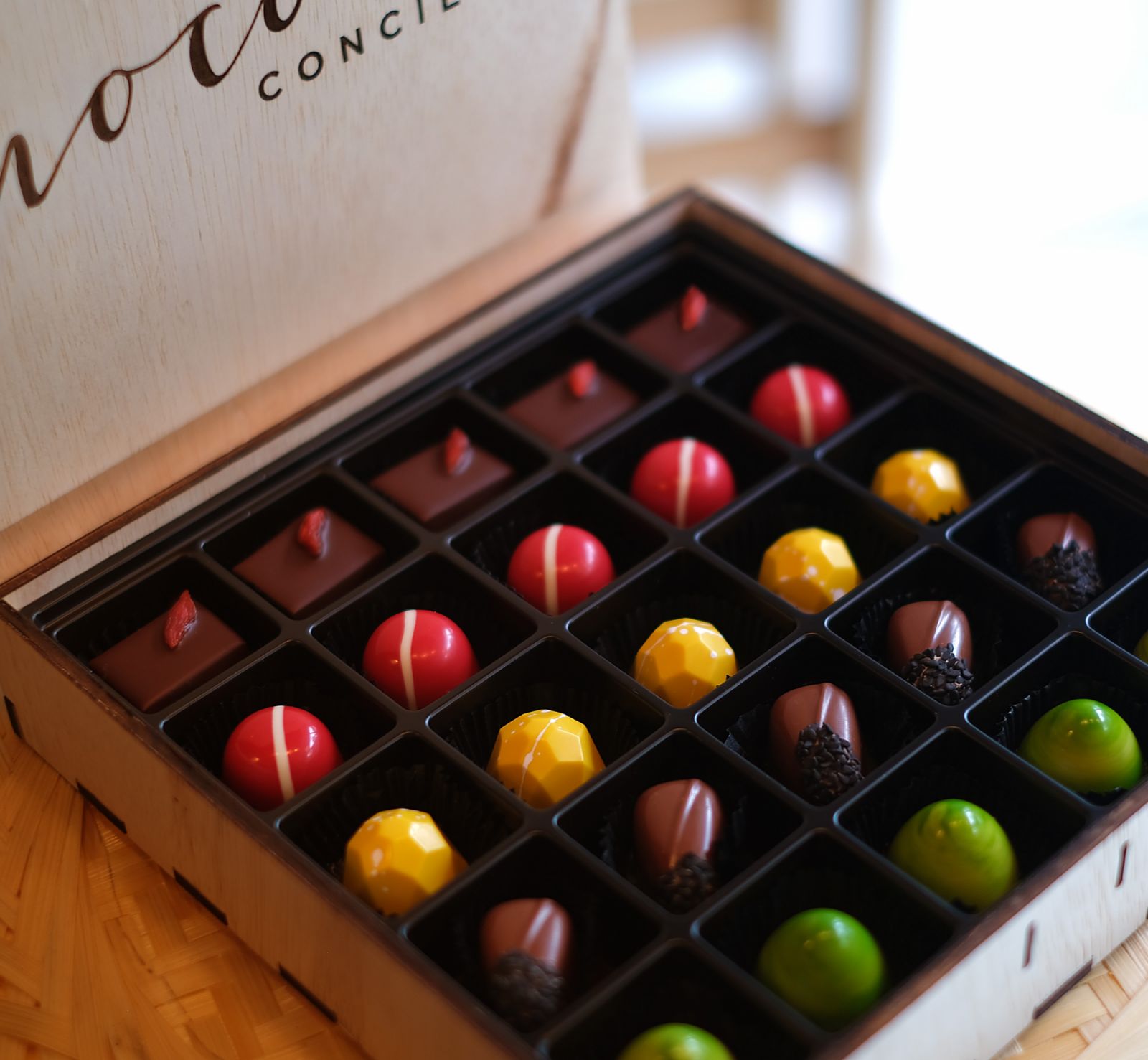 Chocolate Concierge's Chinese New Year gift box in 2021