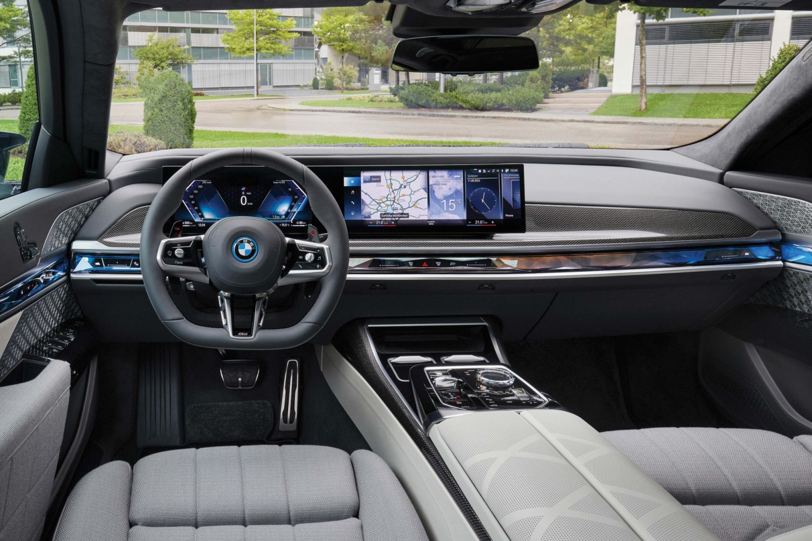 The interior for BMW 750e xDrive