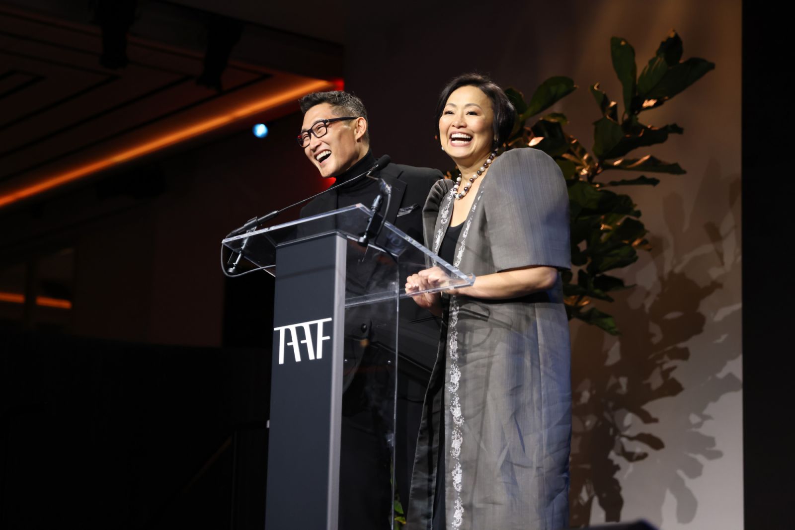 Daniel Dae Kim and Sheila Lirio Marcelo attend the TAAF Heritage Heroes Awards Dinner at The Glasshouse on May 05, 2023 in New York City. (Photo by JP Yim/Getty Images for The Asian American Foundation)