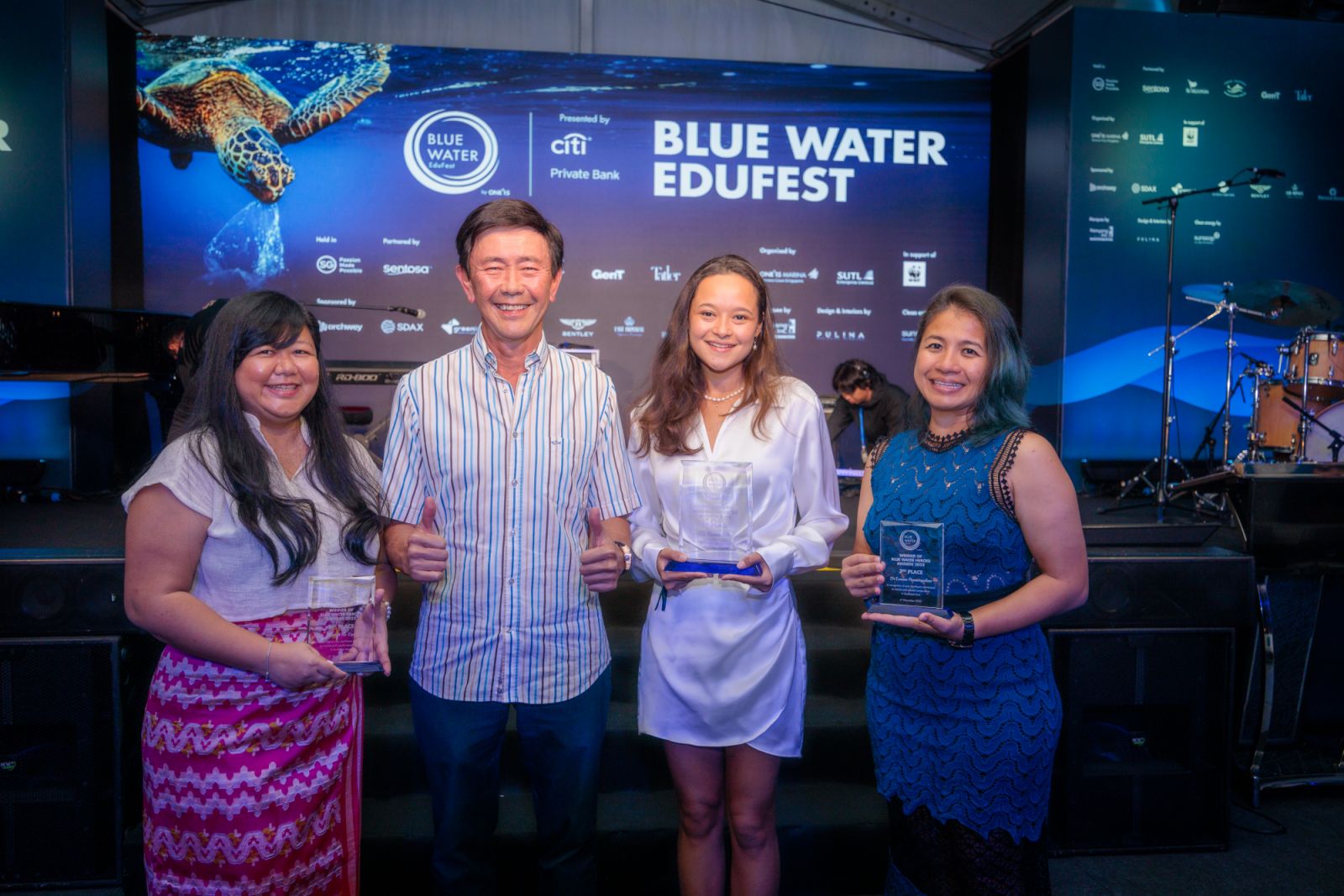 Thanda ko Gyi, Arthur Tay, Melati Riyanto Wijsen and Dr Louisa Ponnambalam