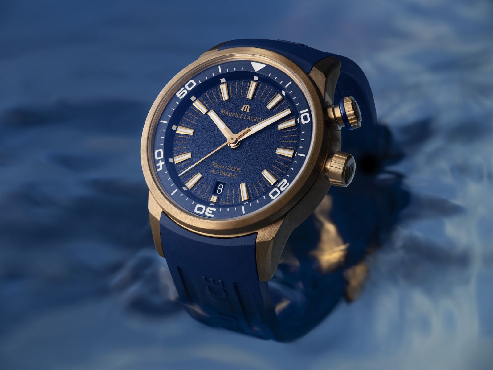 Maurice Lacroix Pontos S Diver in bronze case