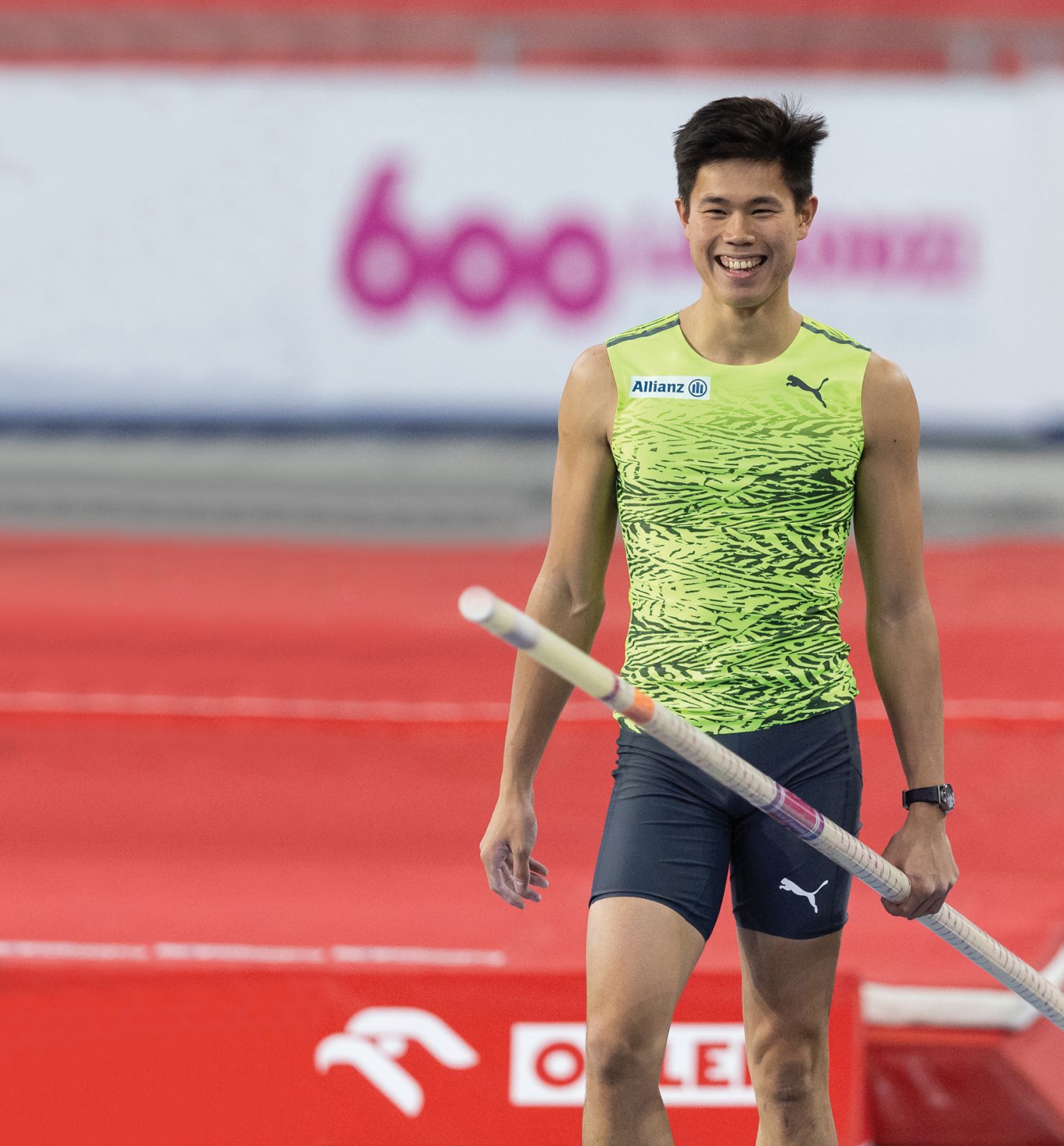 Ernest John Obiena (PHL) during World Athletics Indoor Tour Bronze, Orlen Cup 2023 in Lodz, Poland on February 4, 2023. (Photo by Foto Olimpik/NurPhoto via Getty Images)