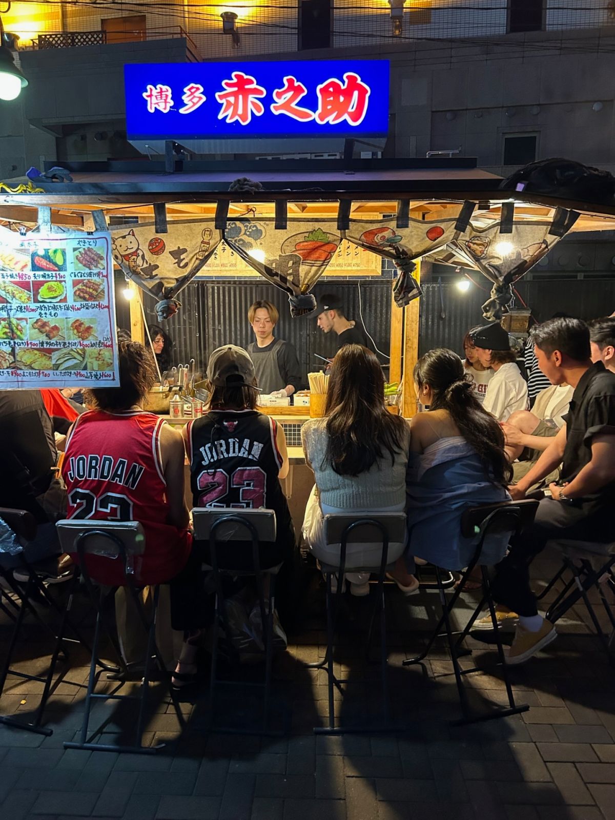 Fukuoka Japan Guide by Angelo Comsti Yatai by the river
