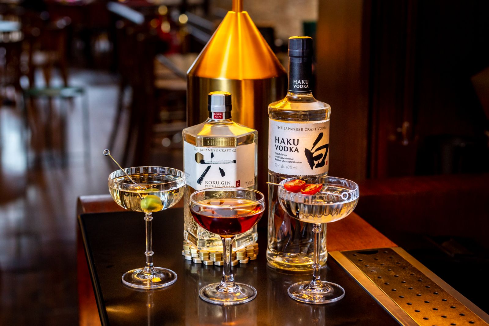 The Oliver Twist, Ume Martinez, and Not Stirred Umami Vesper at Concierge