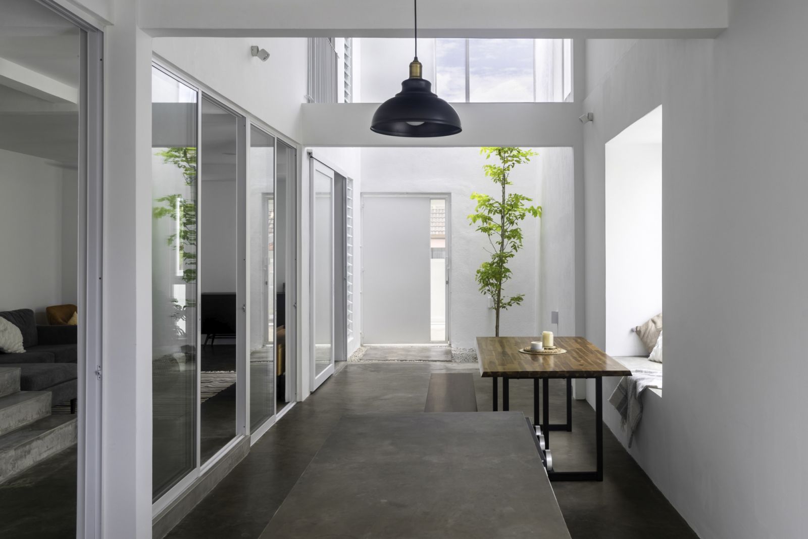 Natural light now streams into the Outdoor Block