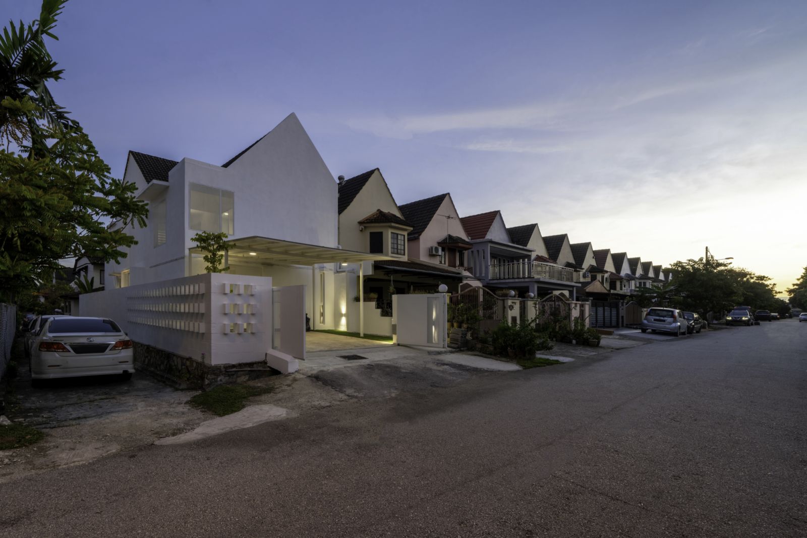 Insight House at dusk