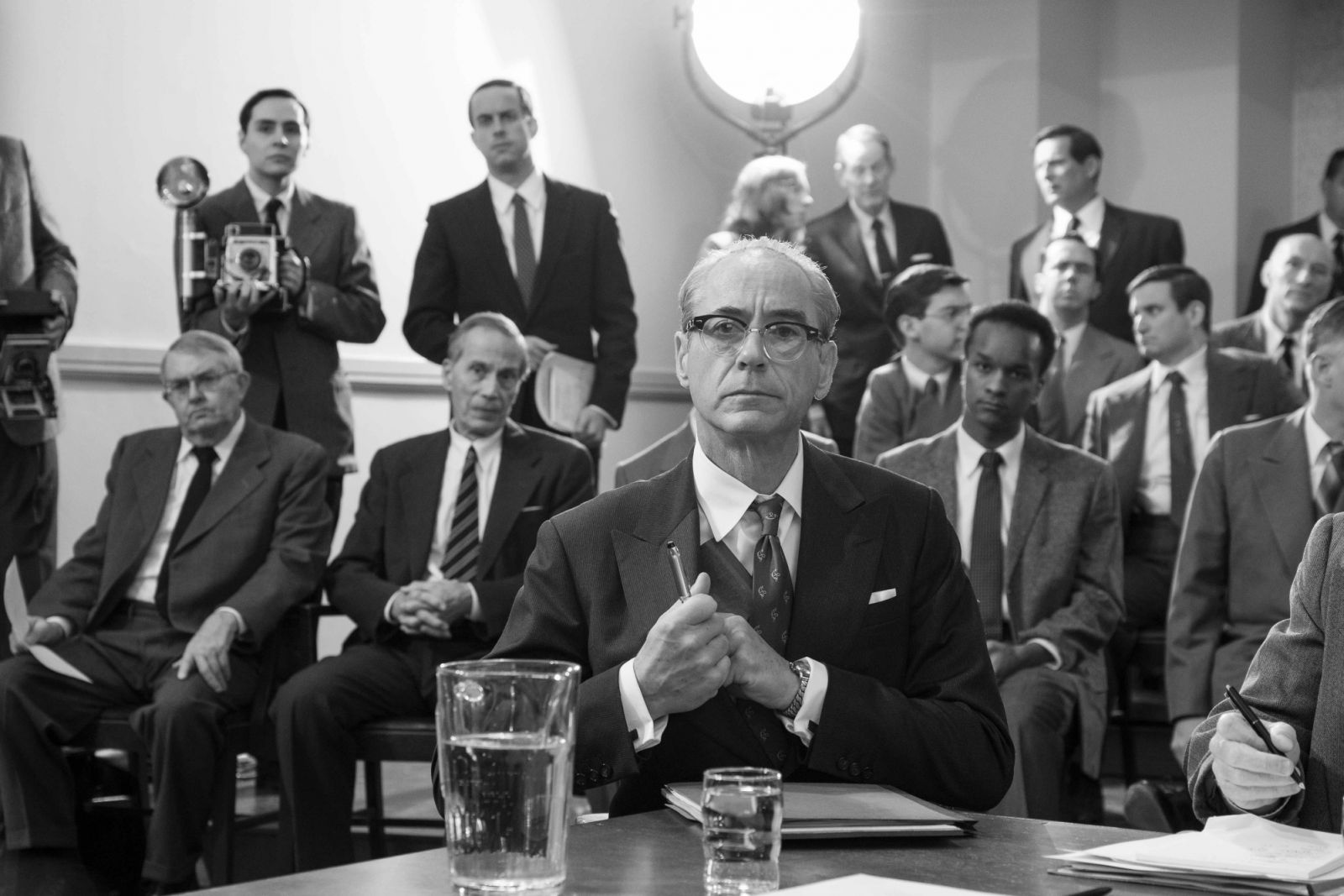Robert Downey Jr is Lewis Strauss in OPPENHEIMER, written, produced, and directed by Christopher Nolan.