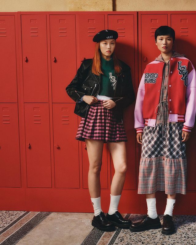 The Ivy League inspired chapter of Kenzo’s Fall-Winter 2022 collection, (Photo: @kenzo / Instagram)
