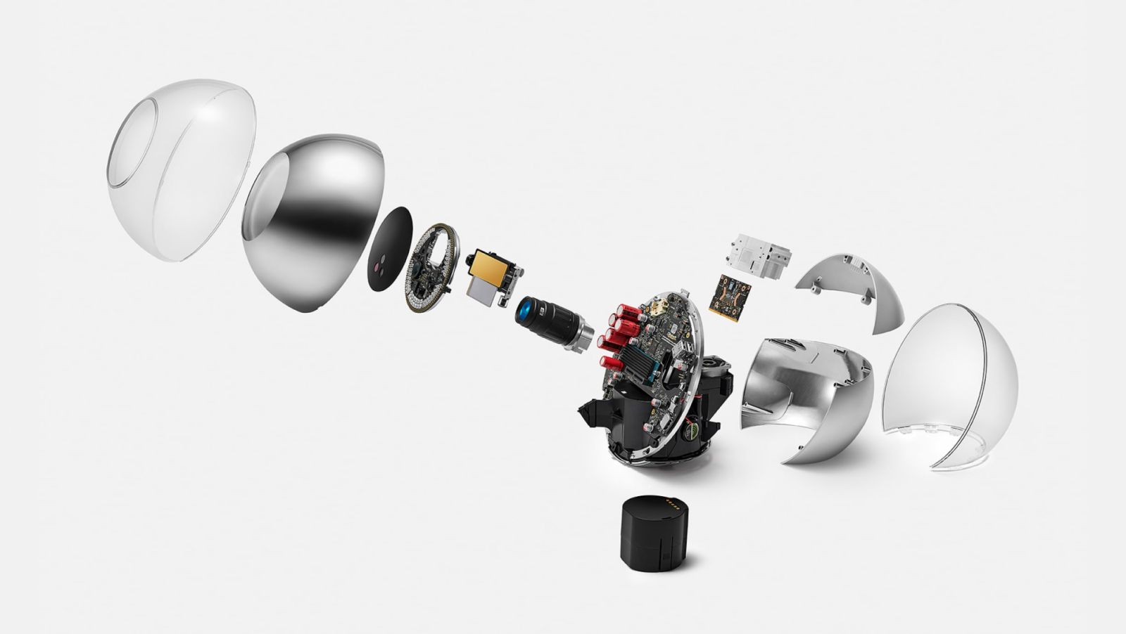 Inside an Orb, Worldcoin’s biometric imaging device (Photo: Worldcoin)