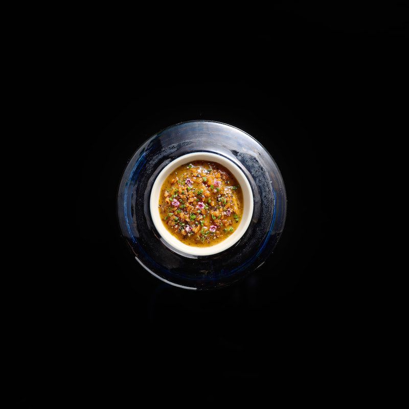Sarawak black pepper au gratin