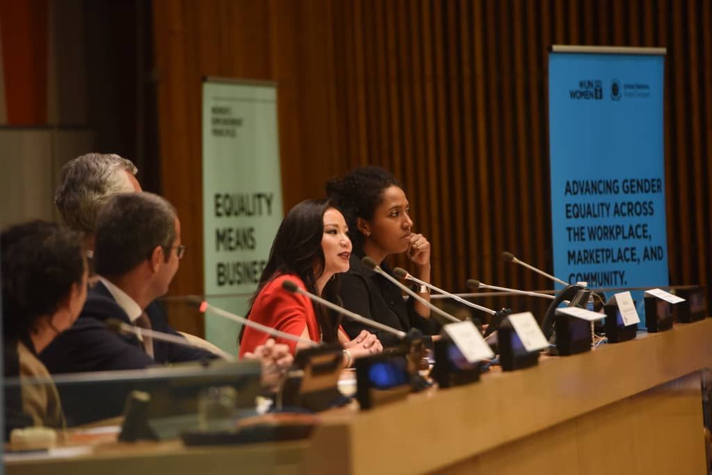 Sarah Chen-Spelling at the United_Nations Feb 2019 event on 'Advocating for Venture Capital as a Tool for Advancing Women'